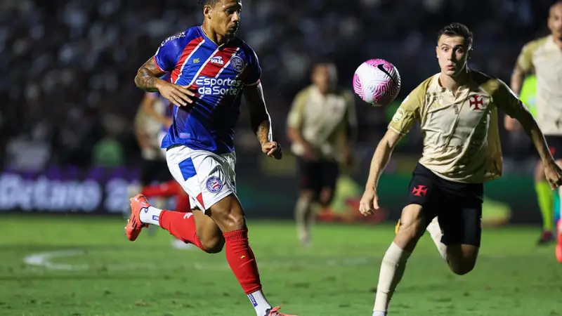 Bahia perde para o Vasco em jogo equilibrado pelo Brasileirão