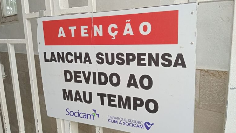 Chuvas suspendem travessias marítimas em Salvador e Ilha de ltaparica