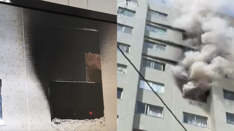 Incêndio atinge apartamento na Pituba