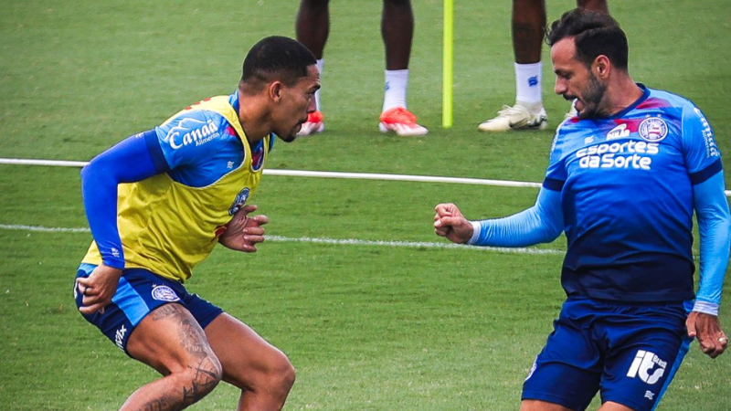 Bahia realiza segundo treino da semana no CT