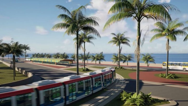 Jerônimo Rodrigues vistoria obras do VLT e prevê início de testes para 2026