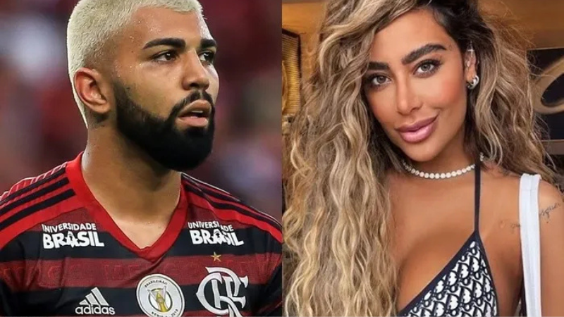 Rafaella Santos e Gabigol reatam namoro com beijo na Bahia