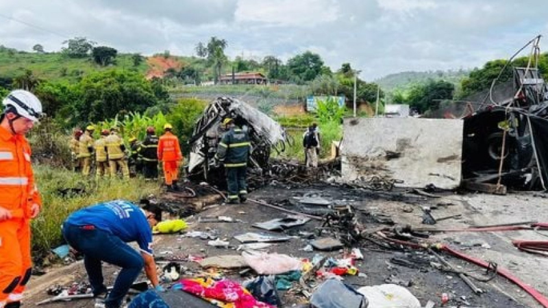 Identificadas 26 das 41 vítimas fatais do trágico acidente na BR-116