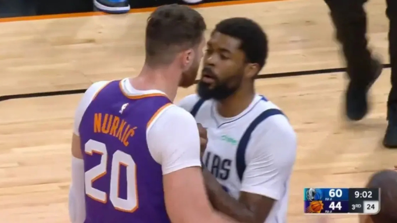 Confusão e expulsões marcam jogo entre Dallas Mavericks e Phoenix Suns