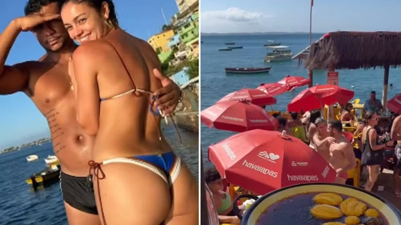 Sophie Charlotte e Xamã aproveitam clima ensolarado e momentos especiais em Salvador