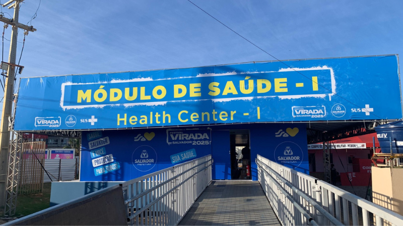 Atendimentos em saúde no Virada Salvador 2025 apresentam redução de 45% em comparação ao ano anterior