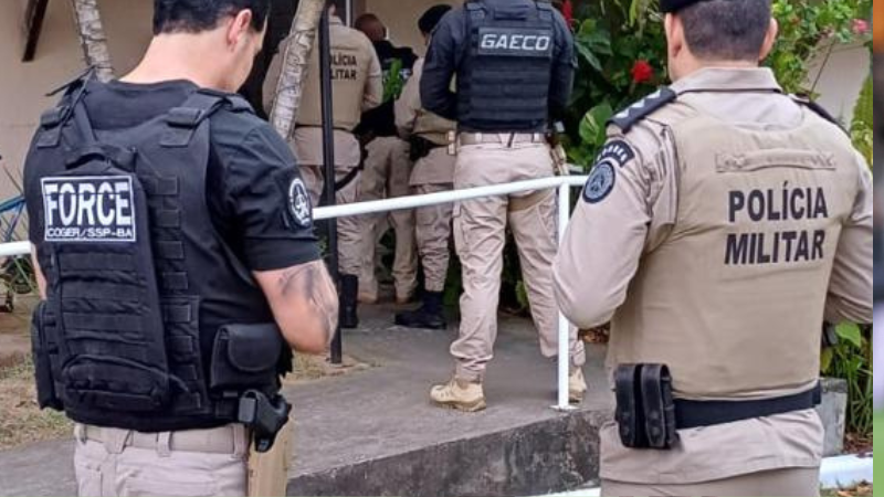 MPBA e SSP realizam operações contra policiais militares investigados por homicídios no sudoeste baiano