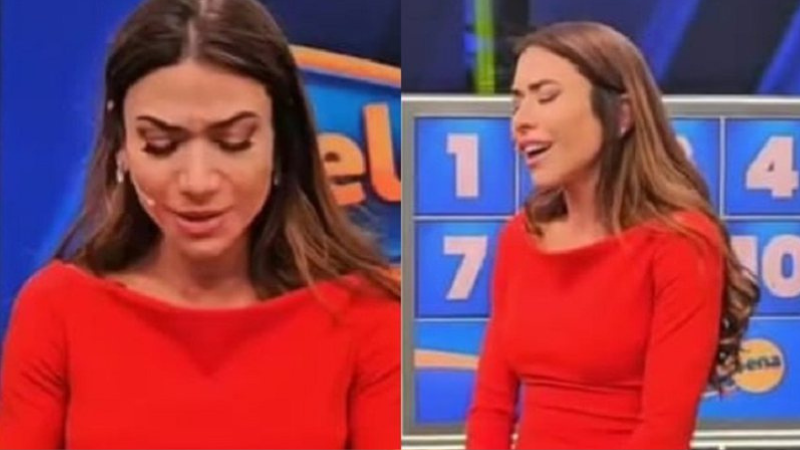 Patrícia Abravanel emocionada ao gravar programa no dia em que Silvio Santos completaria 94 anos