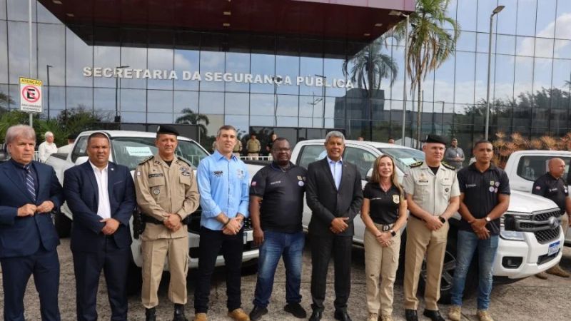 Governo do Estado entrega novas viaturas como parte dos investimentos em Segurança Pública