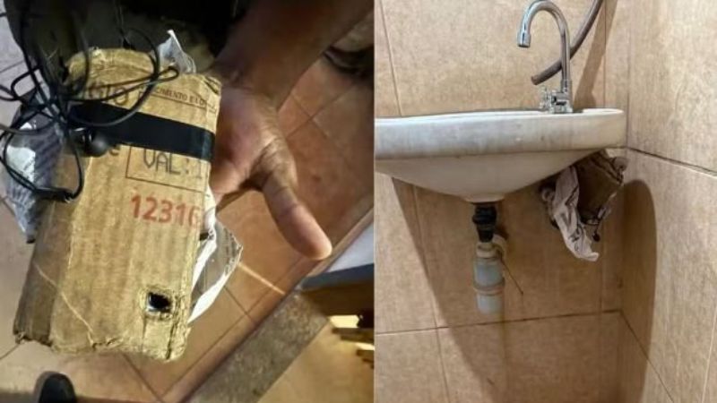 Funcionária encontra celular escondido em banheiro feminino; polícia investiga filmagem clandestina
