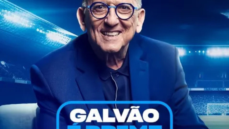 Galvão Bueno é anunciado como narrador do Brasileirão no Prime Video