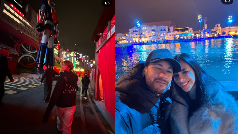 Neymar compartilha momentos de diversão e expectativa familiar em viagem pelo Oriente Médio