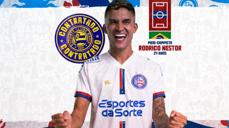 Rodrigo Nestor é o novo reforço do Bahia para 2025