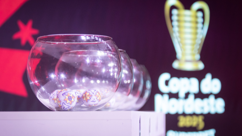 Grupos da Copa do Nordeste 2025 são definidos em grande evento no Rio de Janeiro