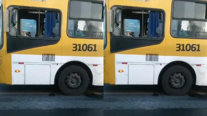 Motorista de ônibus é agredido com pedra por passageiro em Salvador
