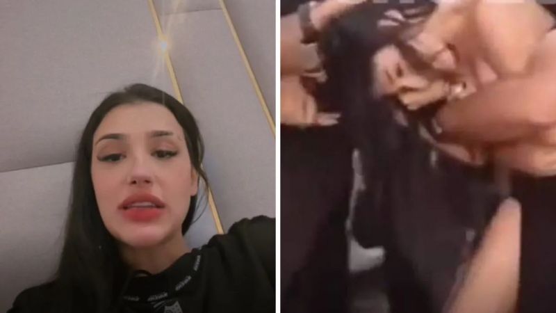 Grávida, Bia Miranda se envolve em briga em balada e apanha.