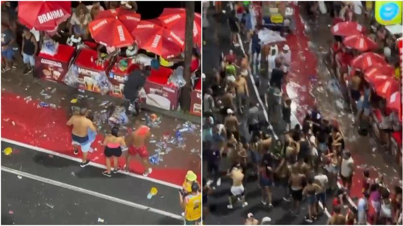 Furdunço do pré-Carnaval de Salvador é marcado por lama e lixo no circuito; foliões enfrentam dificuldades no evento