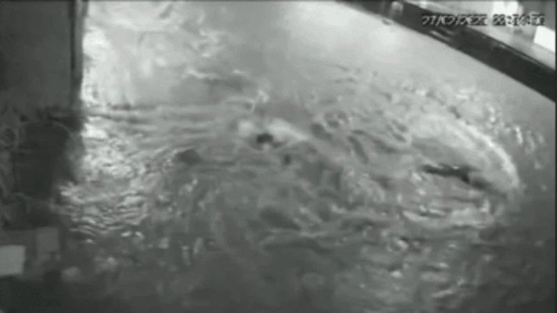 Menina de 5 anos é resgatada após cair em bueiro durante banho de chuva em Fortaleza