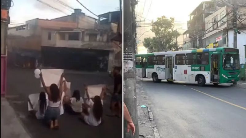 Ônibus param de rodar em bairro de Salvador após protesto
