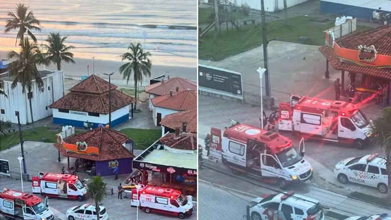 Quatro pessoas em situação de rua são baleadas enquanto dormiam em Mongaguá