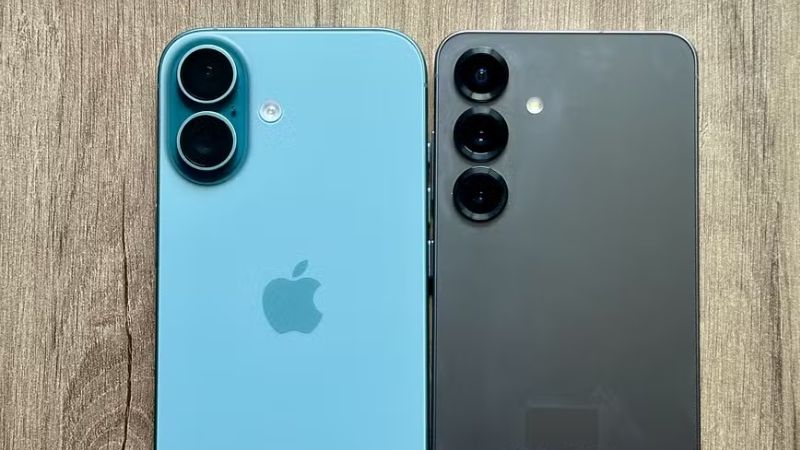 Duelo de celulares: Galaxy S25 x iPhone 16