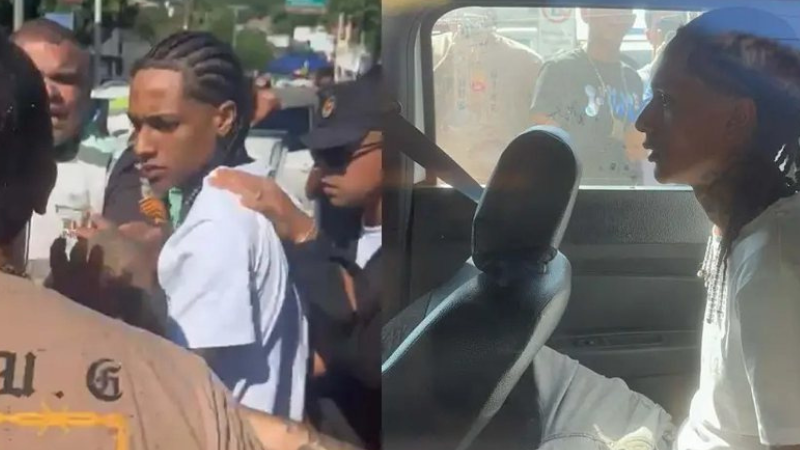 Rapper Oruam é preso após fuga em blitz no Rio de Janeiro
