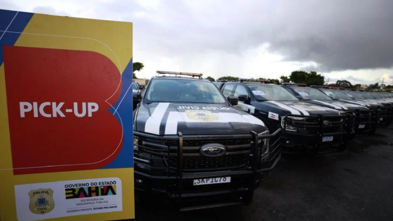 Bahia reforça estrutura da Polícia Civil com 265 novas viaturas