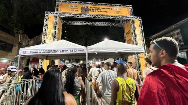 Reconhecimento facial prende três foragidos no início do Carnaval de Salvador
