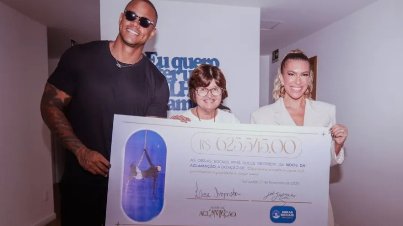 Noite da Aclamação arrecada R$ 625 mil para Obras Sociais Irmã Dulce e fortalece atendimento de UTI