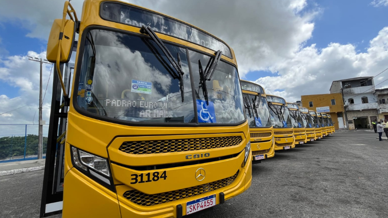 Salvador renova frota de ônibus no Subúrbio Ferroviário com novos veículos climatizados