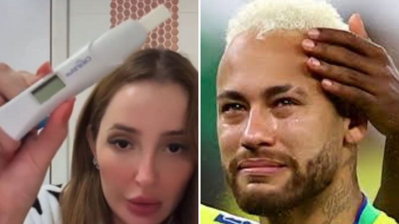 Suposta amante de Neymar descobre gravidez e se desespera nas redes sociais