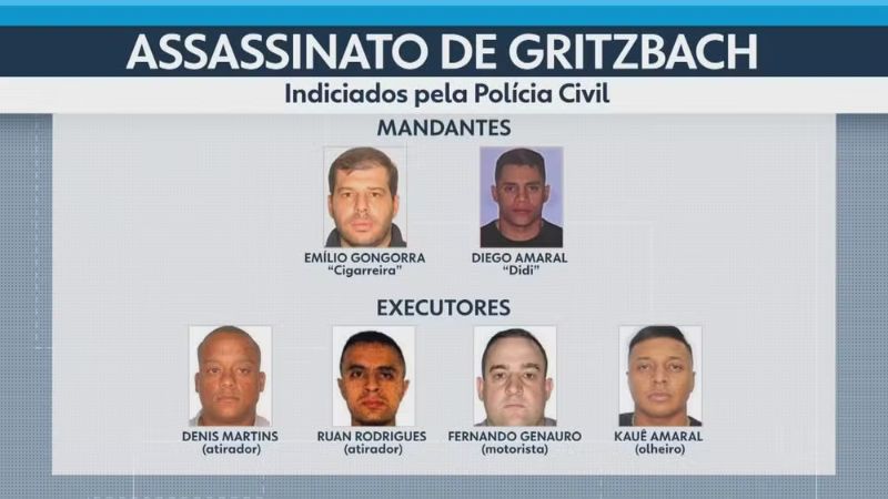 Caso Gritzbach: MP denuncia seis acusados por assassinato de delator do PCC
