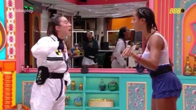 Renata e Aline protagonizam discussão acalorada no BBB 25