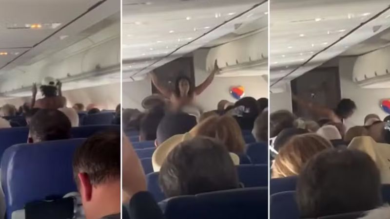 Mulher causa tumulto em voo nos EUA ao ficar nua e gritar antes da decolagem