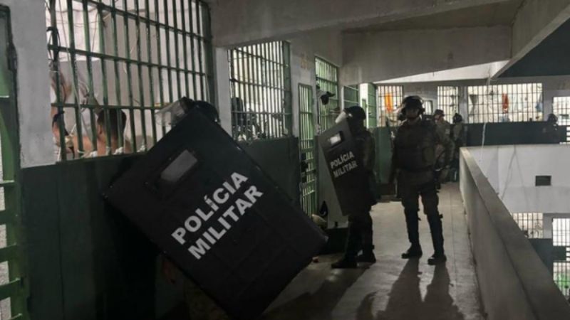 Senappen realiza sétima fase da Operação Mute no Conjunto Penal de Juazeiro, na Bahia