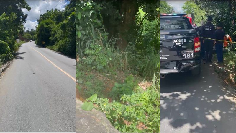 Corpo encontrado em saco preto na Estrada Velha de Periperi, em Salvador
