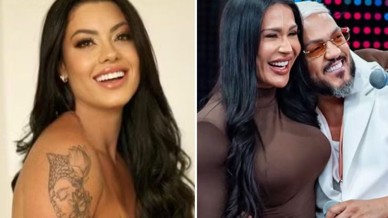 Namorada de Belo reage com tranquilidade ao reencontro do cantor com Gracyanne Barbosa