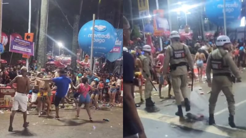 Briga entre foliões causa “corre-corre” Morro do Gato em Salvador