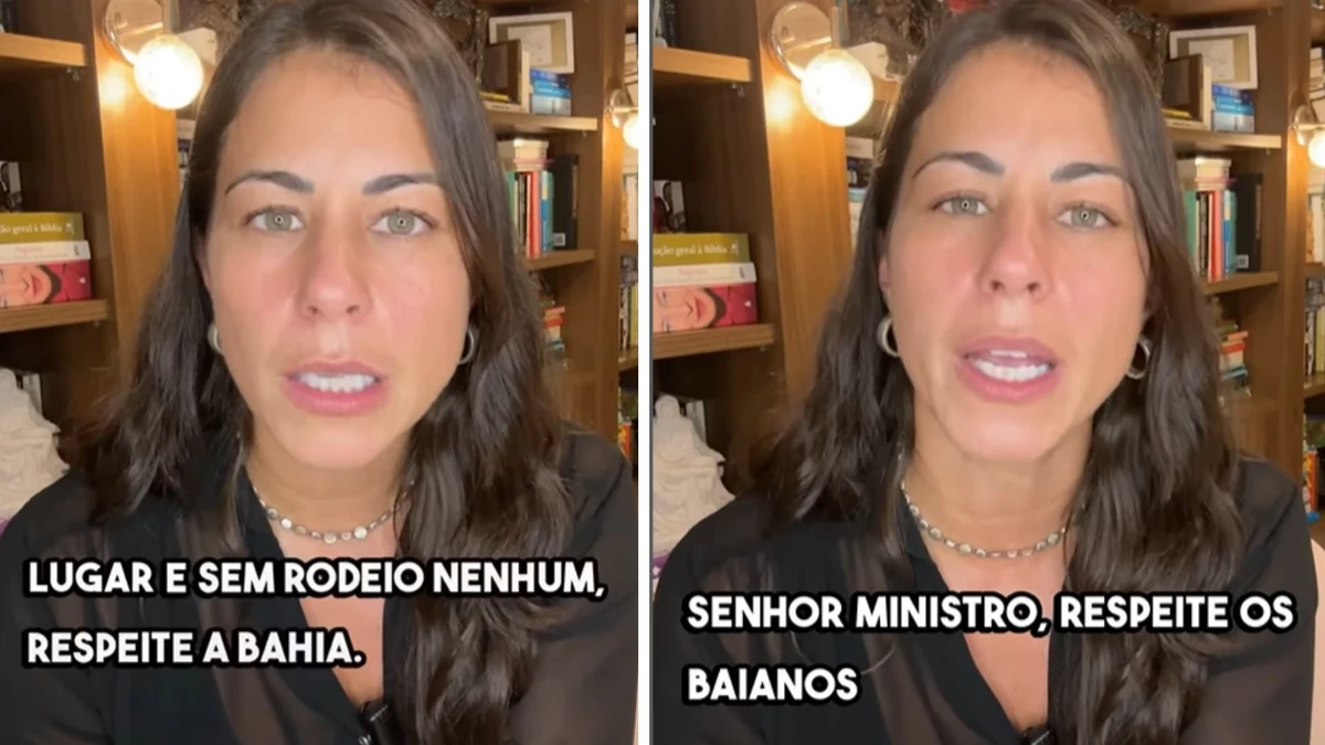 Jéssica Senra critica fala xenofóbica de ministro do STJ contra baianos