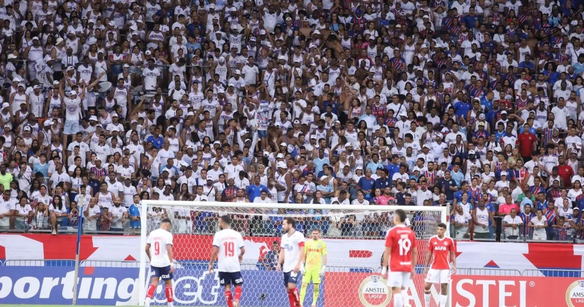 Bahia estreia na Libertadores com empate contra o Internacional na Arena Fonte Nova