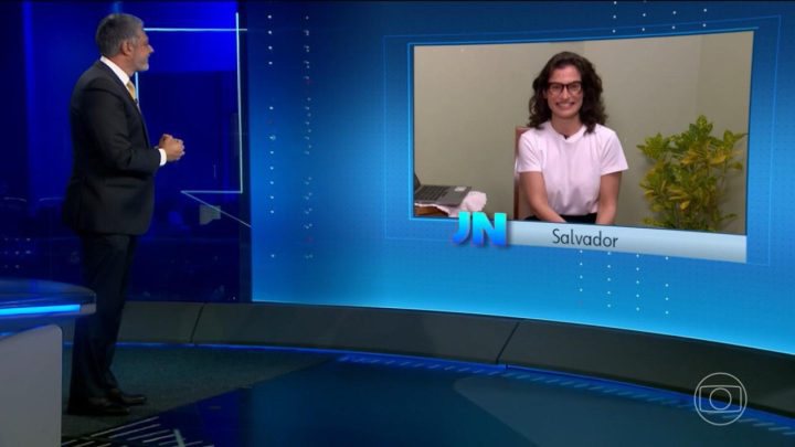 Jornal Nacional inicia celebração dos 60 anos da Globo direto da casa de família em Salvador