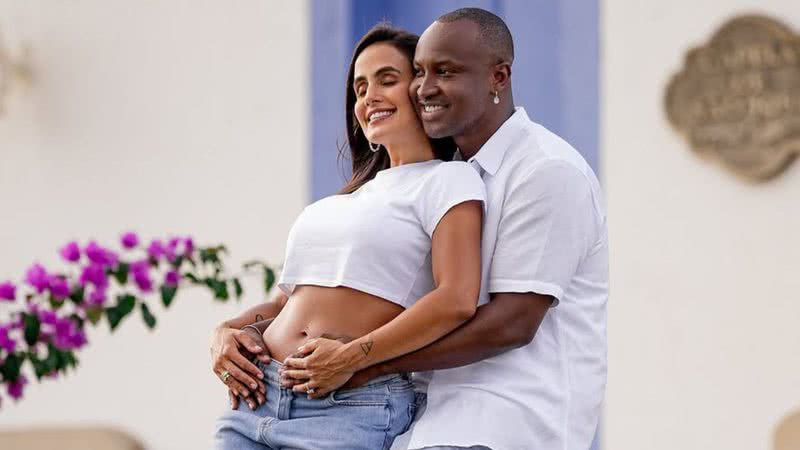 Carol Peixinho mostra evolução da barriga aos cinco meses de gravidez