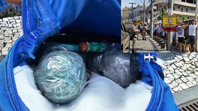 Torcedores do Bahia são flagrados com explosivos em mochilas antes do Ba-Vi