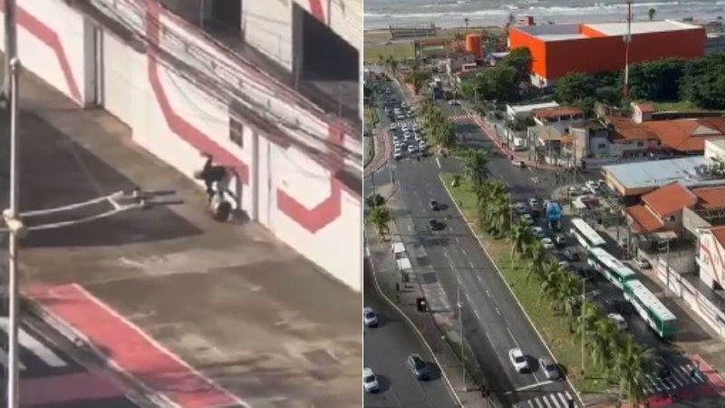 Tentativa de assalto em farmácia termina com suspeito morto e policial baleado em Salvador