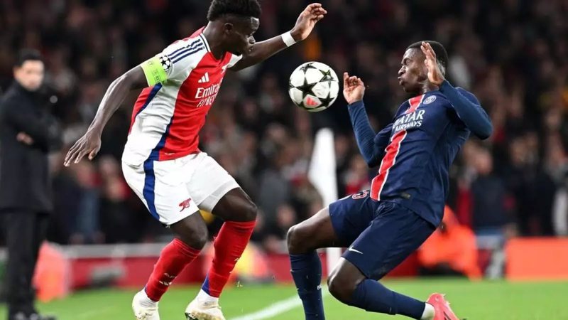 PSG e Arsenal duelam por vaga na final da Champions League nesta quarta-feira (7)