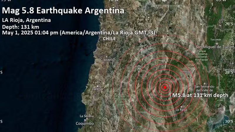 Terremoto atinge a Argentina e assusta moradores;saiba detalhes