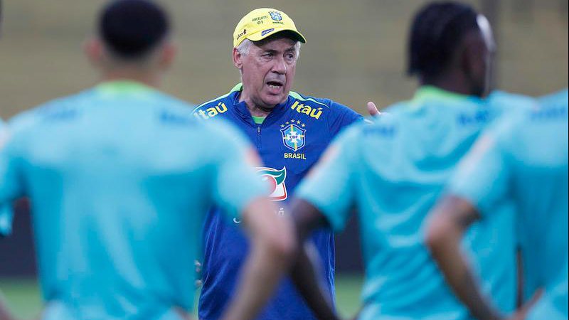 Brasil enfrenta o Equador nesta quinta-feira pelas Eliminatórias; estreia de Ancelotti marca o jogo