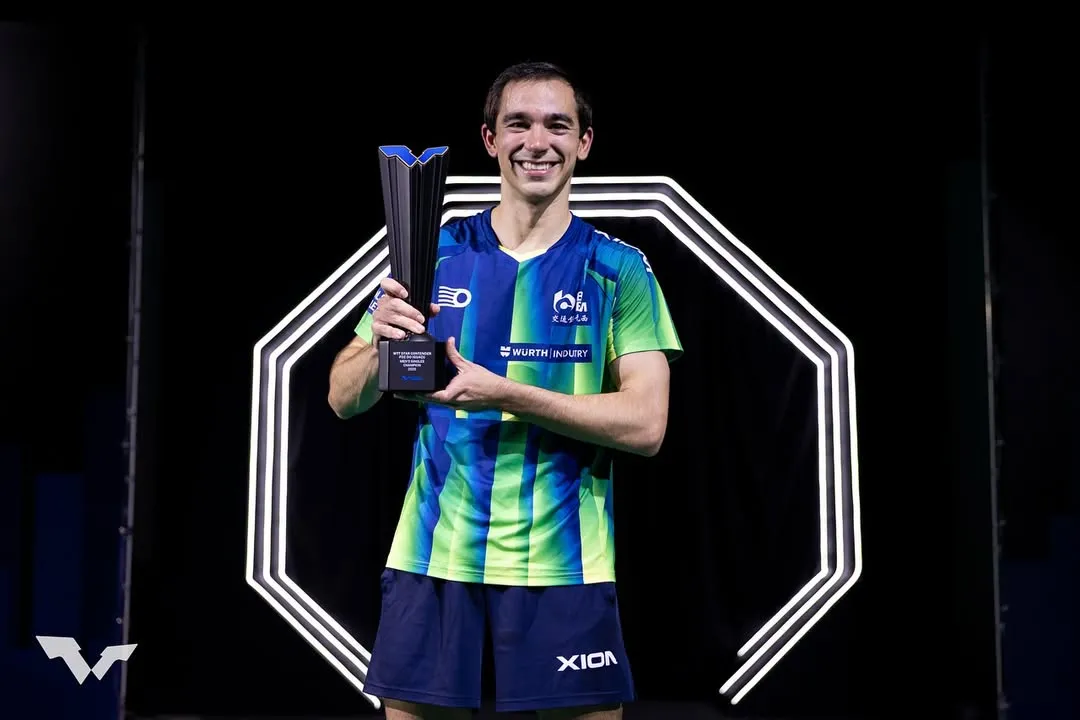 Hugo Calderano vence WTT Star Contender no Brasil e faz história no tênis de mesa