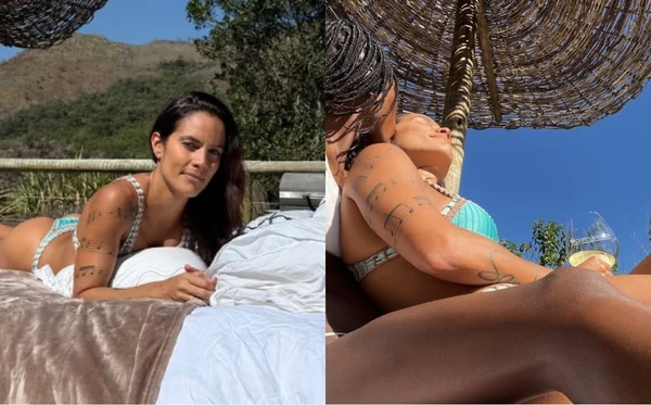 Ju Moraes oficializa namoro com atriz Jessica Córes, de “Verdades Secretas”