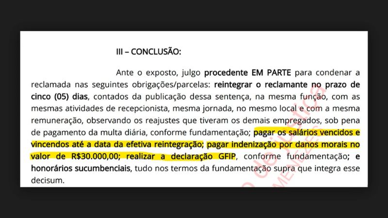 Justiça condena FESF por demissão discriminatória de funcionário com HIV